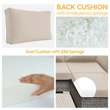 Load image into Gallery viewer, Outdoor Deep Seat Cushions For Patio Furniture Replacement, Cushion Set For Sectionals