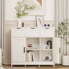 Load image into Gallery viewer, Storage Cabinets, Wooden Floor Cabinet, With Drawers And Shelves Storage Cabinets, Accent Cabinet For Living Room, Bedroom, Bathroom Furniture Home Decor