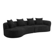 Load image into Gallery viewer, Elegant Curved Sectional Sofa With Full Foam Comfort