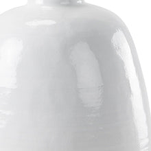 Load image into Gallery viewer, Block Round Floor Vase - White / White