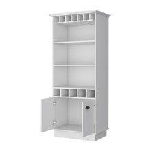 Load image into Gallery viewer, 29" Wood Bar Cabinet With Two Doors - White
