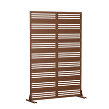 Load image into Gallery viewer, Three Panel Screen Room Divider (562831) - Brown