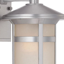 Load image into Gallery viewer, Round White Glass Wall Light - Brushed Silver