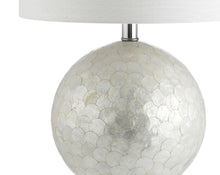 Load image into Gallery viewer, Globe With Drum Shade - White