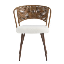 Load image into Gallery viewer, Farmhouse Style Wicker Dining Chair
