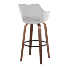 Load image into Gallery viewer, Mustang - Contemporary Fixed Height Barstool With Swivel & Round Footrest (Set of 2)