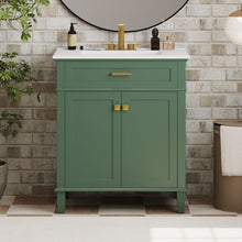 Load image into Gallery viewer, Bathroom Vanity With Ceramic Basin, Soft Close Door And Adjustable Shelves