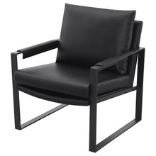 Load image into Gallery viewer, Goldbriar - Upholstered Track Arm Accent Chair - Black