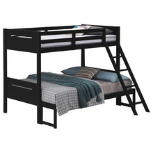 Load image into Gallery viewer, Bunk Bed With Built In Ladder, Safety Guardrails And Angled Access Step