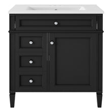 Load image into Gallery viewer, Bathroom Vanity With Top Sink, Storage Cabinet With 2 Drawers, Tip Out Drawer
