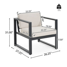 Load image into Gallery viewer, Navan - Outdoor Patio Club Chair
