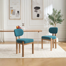 Load image into Gallery viewer, Dining Chairs With Ergonomic Backrest And Adjustable Feet (Set of 2)