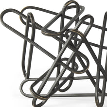 Load image into Gallery viewer, Abstract Tabletop Sculpture (608690) - Black