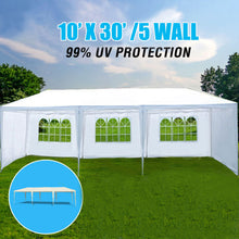 Load image into Gallery viewer, 10X30' Wedding Party Canopy Tent Outdoor Gazebo With Removable Sidewalls