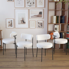 Load image into Gallery viewer, Mid-Century Modern Dining Chair With Curved Backrest