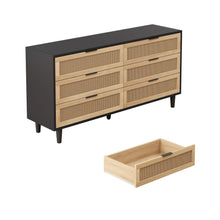 Load image into Gallery viewer, 6 Drawer Storage Modern Cabinet For Bedroom