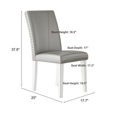 Load image into Gallery viewer, Upholstered Dining Chair With High Back Design (Set of 2)