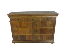 Load image into Gallery viewer, 60" Reclaimed Wood Nine Drawer Double Dresser - Brown
