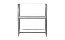 Load image into Gallery viewer, Plastic Two Tier Bookcase - Clear