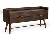 Load image into Gallery viewer, Solid Four Drawer Double Dresser - Brown