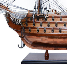 Load image into Gallery viewer, Hand Painted Model Boat (624649) - Dark Brown / Beige