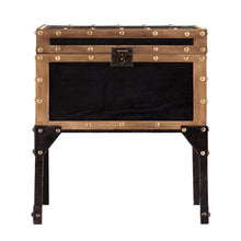 Load image into Gallery viewer, Manufactured Wood And Iron Square End Table - Black