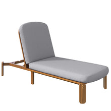 Load image into Gallery viewer, Outdoor Chaise Lounge With Adjustable Backrest