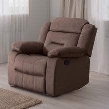 Load image into Gallery viewer, Modern Manual Recliner With Padded Seat And Pillow Arms