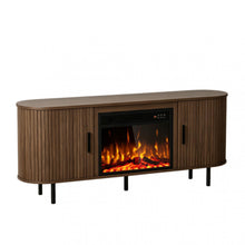 Load image into Gallery viewer, Fireplace TV Stand With Fireplace (734222) - Brown