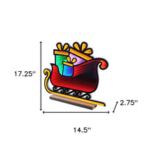Load image into Gallery viewer, Christmas Tabletop Sign With LED (633795) - Green / Orange / Red