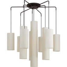 Load image into Gallery viewer, 43" Multi Light Dimmable Chandelier With Shades - Bronze
