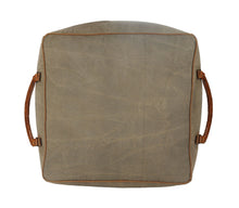 Load image into Gallery viewer, Cotton Blend Ottoman - Gray