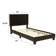 Load image into Gallery viewer, Upholstered Bed With Adjustable Headboard