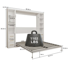 Load image into Gallery viewer, Multifunctional Vertical Murphy Wall Bed