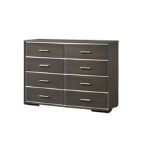 Load image into Gallery viewer, Solid Wooden Eight Drawer Double Dresser - Gray