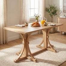 Load image into Gallery viewer, Dining Table With Trestle Base