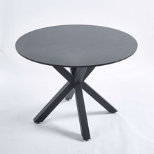 Load image into Gallery viewer, Table Mid-Century Dining Table For 4 - 6 People With Round Table Top, Pedestal Dining Table, End Table Leisure Coffee Table, Cross Leg