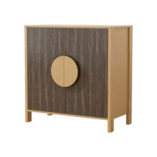 Load image into Gallery viewer, 31" Solid Wood Console Accent Cabinet With Two Doors - Sepia