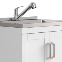 Load image into Gallery viewer, Kyle - Laundry Cabinet & Faucet And Stainless Steel Sink