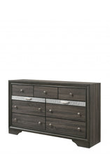 Load image into Gallery viewer, Solid Wood, Nine Drawer Triple Dresser - Gray