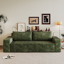 Load image into Gallery viewer, 3 Setaser Sofa, Deep Seat Couches For Living Room - Green