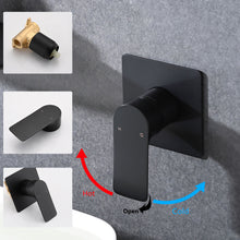 Load image into Gallery viewer, Modern Wall Mount Bathroom Sink Faucet With Waterfall Spout