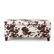Load image into Gallery viewer, Storage Ottoman - Brown Multi