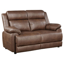 Load image into Gallery viewer, Worthington - Padded Arm Loveseat - Dark Brown