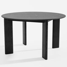 Load image into Gallery viewer, 51" Solid Wood Round Top Dining Table - Black