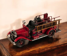 Load image into Gallery viewer, Hand Painted Model Car Tabletop Sculpture (401191) - Red