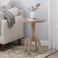 Load image into Gallery viewer, French Country Accent Table With Spider Leg Design - Natural / White