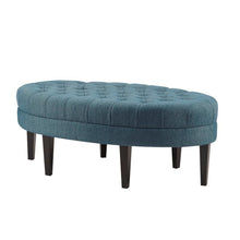 Load image into Gallery viewer, Martin - Surfboard Tufted Ottoman With Button Tufting - Blue