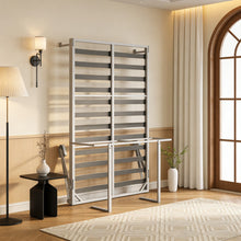 Load image into Gallery viewer, Queen Size Cabinet Wall Bed Mechanism With Desk Panel - Gray
