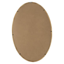 Load image into Gallery viewer, 35" Oval Solid Framed Accent Mirror - Brown